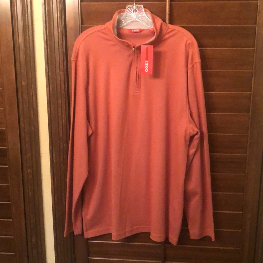 IZOD Quarter-zip sweater